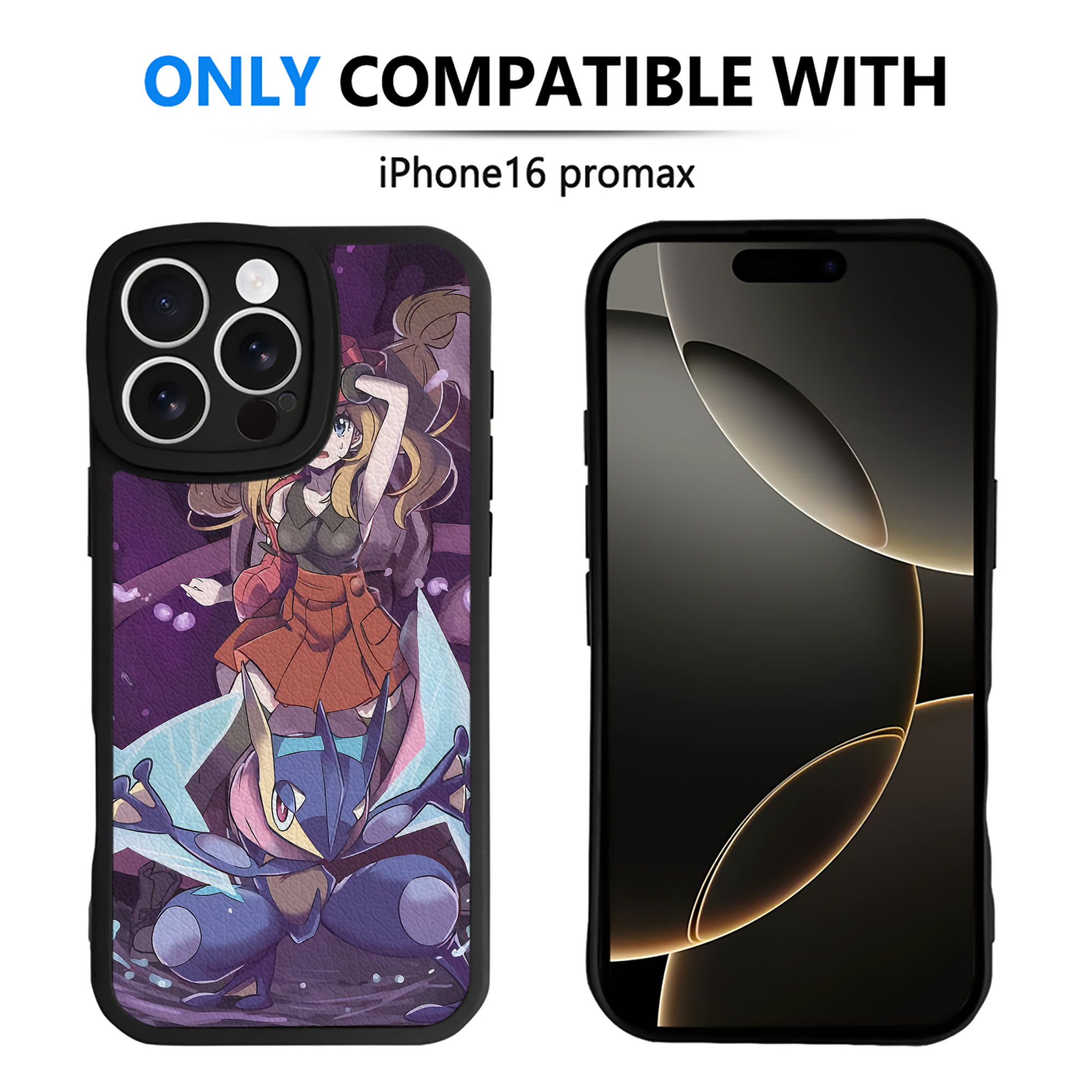 （画像用） ポケットモンスター Pokémon 【iPhone 16シリーズ対応】シリコンスマホケース（レザー調） 材質：シリコン